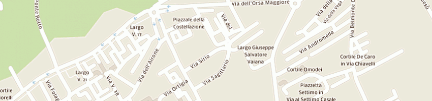Mappa della impresa le ville panoramiche srl a PALERMO