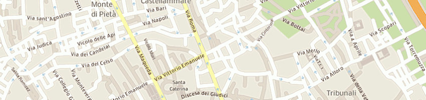 Mappa della impresa censuales emanuele a PALERMO