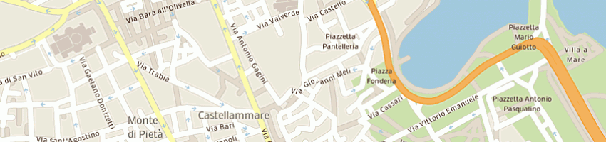 Mappa della impresa damigella giuseppe a PALERMO