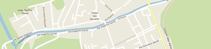 Mappa della impresa piva bruno e c (snc) a AQUILEIA