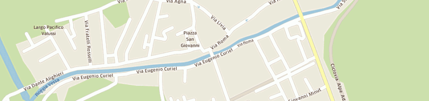 Mappa della impresa piva bruno e c snc a AQUILEIA