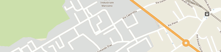 Mappa della impresa engen meccanica di minen ettore a MANZANO