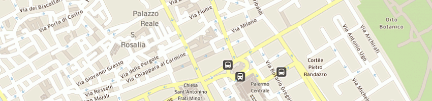 Mappa della impresa lin li a PALERMO