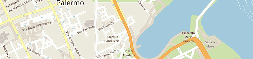Mappa della impresa semin srl a PALERMO