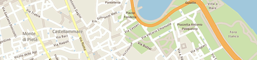 Mappa della impresa bonomolo riccardo a PALERMO