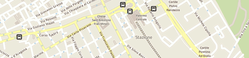 Mappa della impresa catanzaro francesco a PALERMO