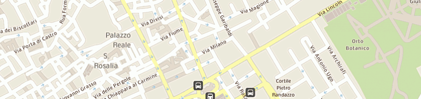 Mappa della impresa saporito giovanni a PALERMO