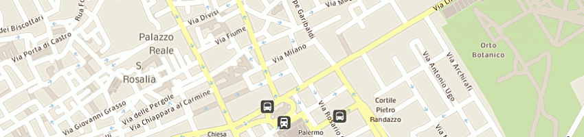 Mappa della impresa dumas srl a PALERMO