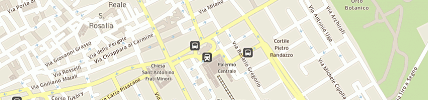 Mappa della impresa si gest srl a PALERMO