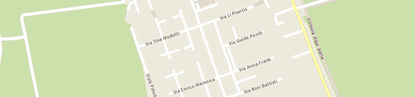 Mappa della impresa vallar confezioni (snc) a AQUILEIA