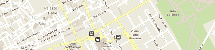 Mappa della impresa d'ambrogio srl a PALERMO