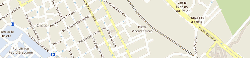 Mappa della impresa idea srl a PALERMO
