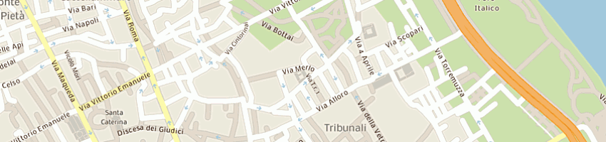 Mappa della impresa sopraintendenza alle gallerie ed alle opere d'arte della sic a PALERMO