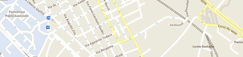 Mappa della impresa ceped piccola soccoopa rl a PALERMO