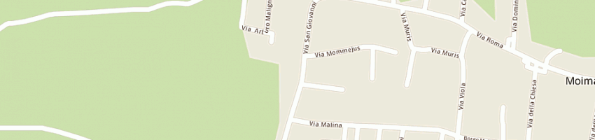 Mappa della impresa sant andrea a MOIMACCO