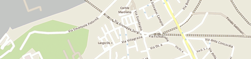 Mappa della impresa saglibene giuseppe a PALERMO