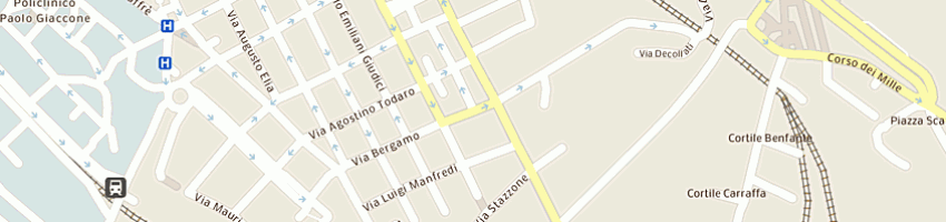 Mappa della impresa iacolino studio commercialista giuseppe a PALERMO