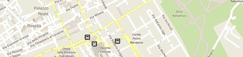 Mappa della impresa polleria del corso sas a PALERMO
