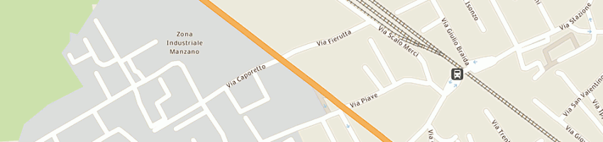 Mappa della impresa eredi antonio fornasarig sas di franco fornasarig e c a MANZANO
