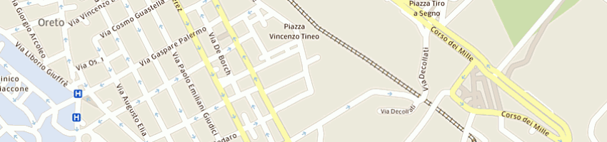 Mappa della impresa artigian-lamp di v pirrone a PALERMO