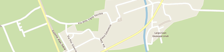 Mappa della impresa lepre rodolfo a AQUILEIA