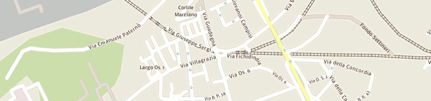Mappa della impresa municipio a PALERMO