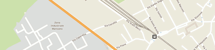 Mappa della impresa fratelli novello srl a MANZANO