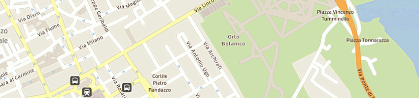 Mappa della impresa universita' degli studi a PALERMO