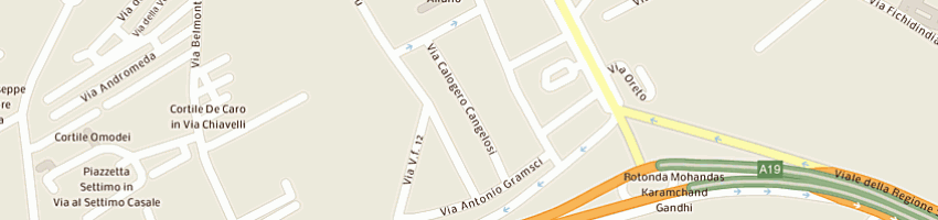 Mappa della impresa finocchio antonino a PALERMO