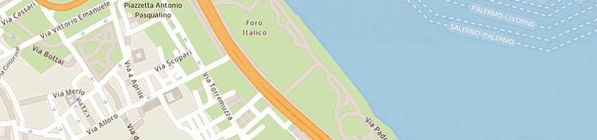 Mappa della impresa albergo jolly hotel a PALERMO