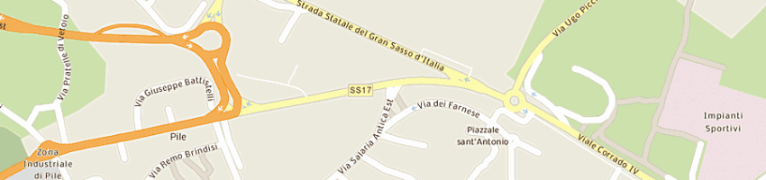 Mappa della impresa carabinieri di assergi a L AQUILA