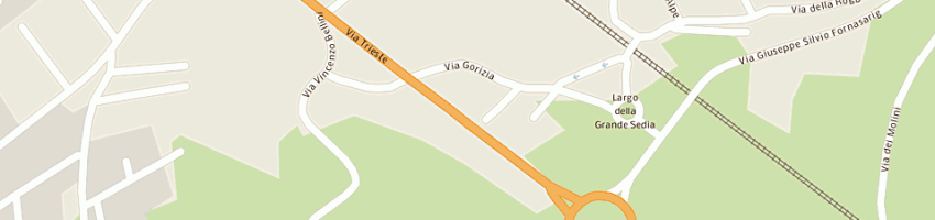Mappa della impresa xausa luciano a MANZANO