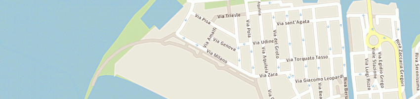 Mappa della impresa farmacia zamparo dr emma a VENEZIA