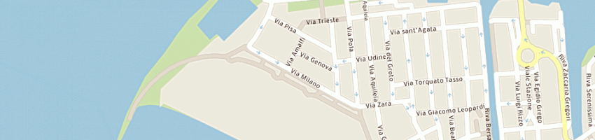 Mappa della impresa poste italiane - uffici postali a VENEZIA