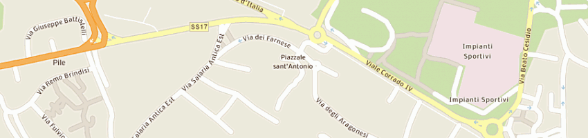 Mappa della impresa strada dei parchi spa a L AQUILA