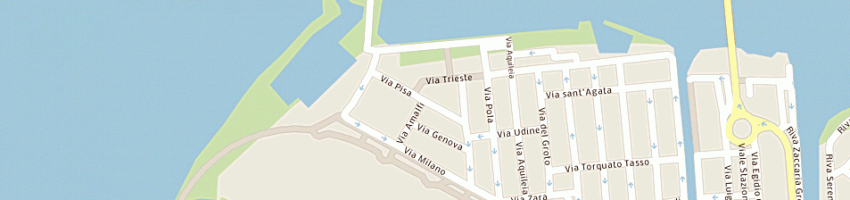 Mappa della impresa faro di grado a GRADO