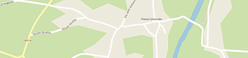 Mappa della impresa scuola elementare a PREMARIACCO