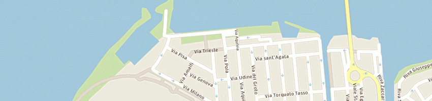 Mappa della impresa riccesi spa a GRADO