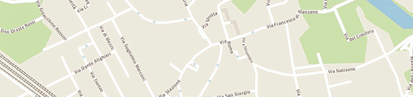 Mappa della impresa bar il binario a VENEZIA