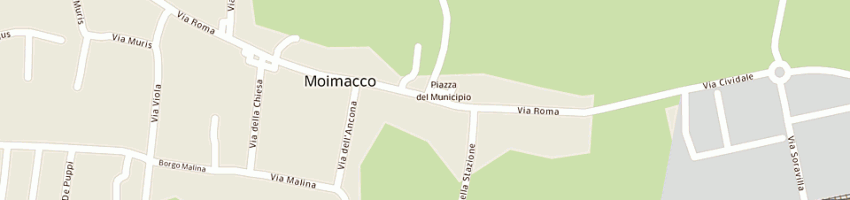 Mappa della impresa farmacia dr terpin maria franca a MOIMACCO