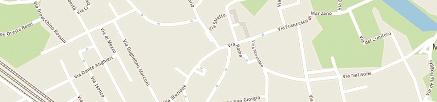 Mappa della impresa calligaro maurizio a MANZANO
