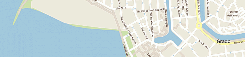 Mappa della impresa biblioteca civica a GRADO