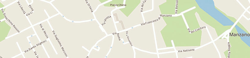 Mappa della impresa cantarutti gianpaolo a MANZANO