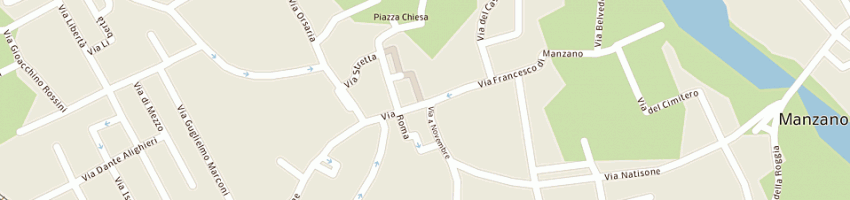 Mappa della impresa centro frutta manzanese (snc) a MANZANO