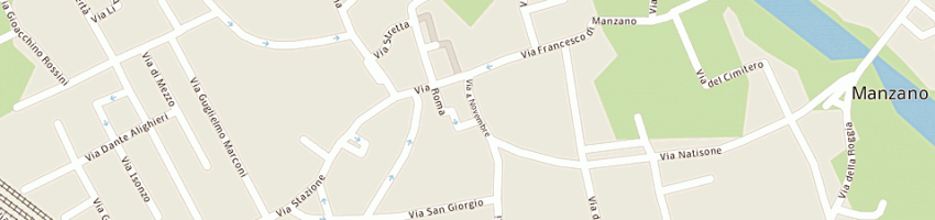 Mappa della impresa cappello artea a MANZANO