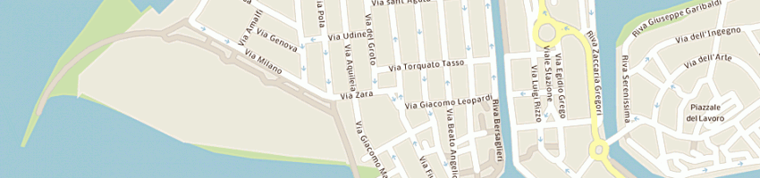 Mappa della impresa romanello alberto felice a GRADO