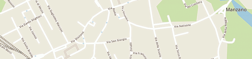 Mappa della impresa tappezzeria gabry di felcaro gabriella a MANZANO