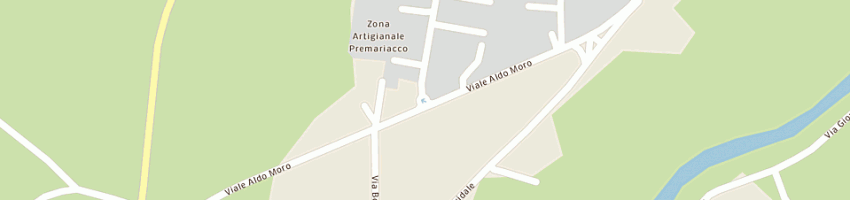 Mappa della impresa zucco vittorio e renato (snc) a PREMARIACCO