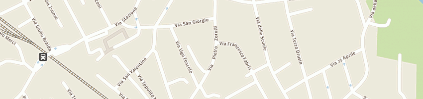 Mappa della impresa friulpizza di de marco giulio a MANZANO