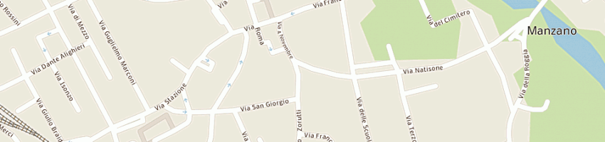 Mappa della impresa aspiag service srl a MANZANO